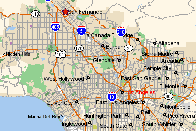 Carte Los Angeles